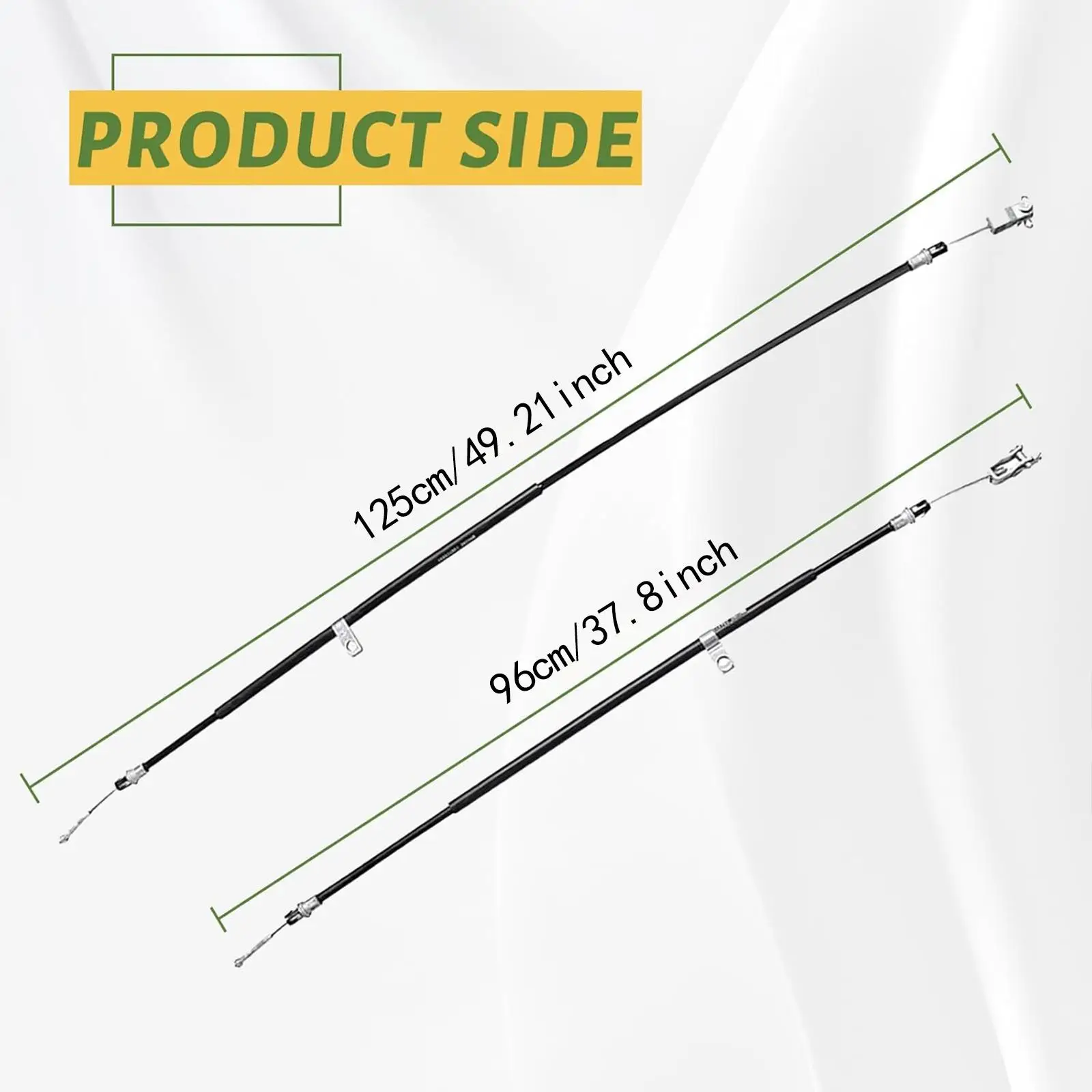 2 Pieces Golf Cart Brake Cable Kit Golf Cart Accessory for Club Car
2 Pieces Golf Cart Brake Cable Kit Golf Cart Accessory for Club Car