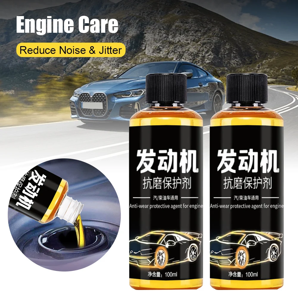 100ML Car Engine Antiwear Protector Agent Noise Reduction Anti-Shake Anti-Rust Oil Burning Additive Repair Lubricating Oi
100ML Car Engine Antiwear Protector Agent Noise Reduction Anti-Shake Anti-Rust Oil Burning Additive Repair Lubricating Oi