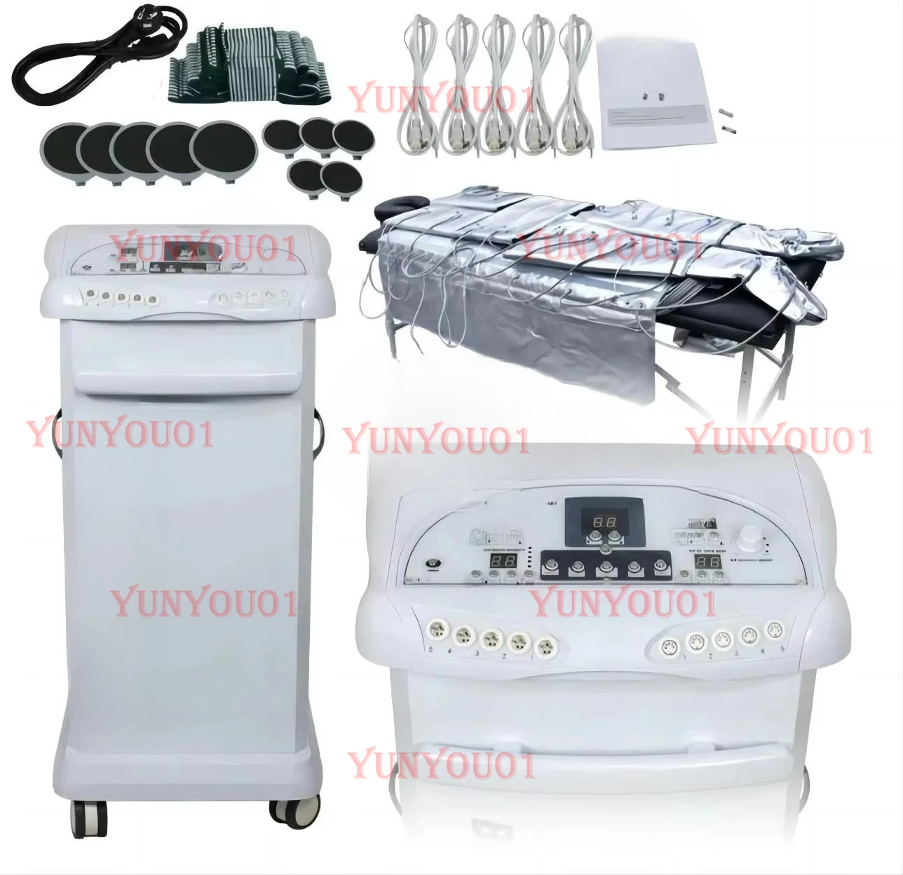 Pressure Therapy Lymphatic Drainage Salon Beauty Machine, Air Wave Massage Blanket, Weight Loss and Slimming Device
Pressure Therapy Lymphatic Drainage Salon Beauty Machine, Air Wave Massage Blanket, Weight Loss and Slimming Device