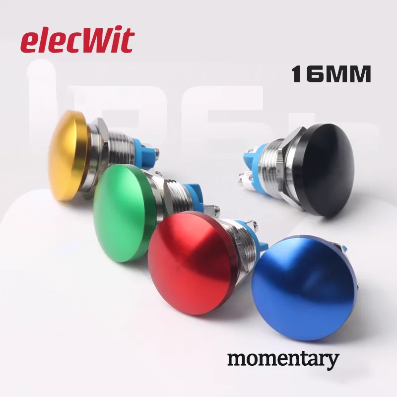 16 мм металлический кнопочный переключатель с грибовидной головкой, самовозвращающийся винт, водонепроницаемый мгновенный ключевой переключатель, никелированная медь
16 мм металлический кнопочный переключатель с грибовидной головкой, самовозвращающийся винт, водонепроницаемый мгновенный ключевой переключатель, никелированная медь