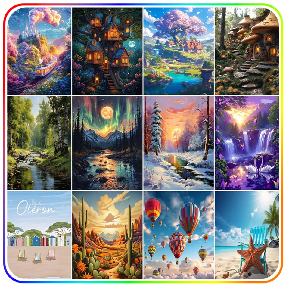 Набор для алмазной вышивки 2026: Пейзажные картины с полной выкладкой квадратными и круглыми стразами, алмазная мозаика
Набор для алмазной вышивки 2026: Пейзажные картины с полной выкладкой квадратными и круглыми стразами, алмазная мозаика