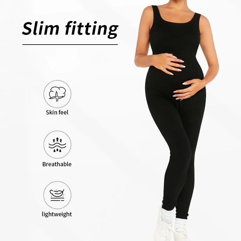 Summer Black Maternity Jumpsuit Slim Hip Lifting Comfort Skinny Casual Outer Maternity Wear
Summer Black Maternity Jumpsuit Slim Hip Lifting Comfort Skinny Casual Outer Maternity Wear