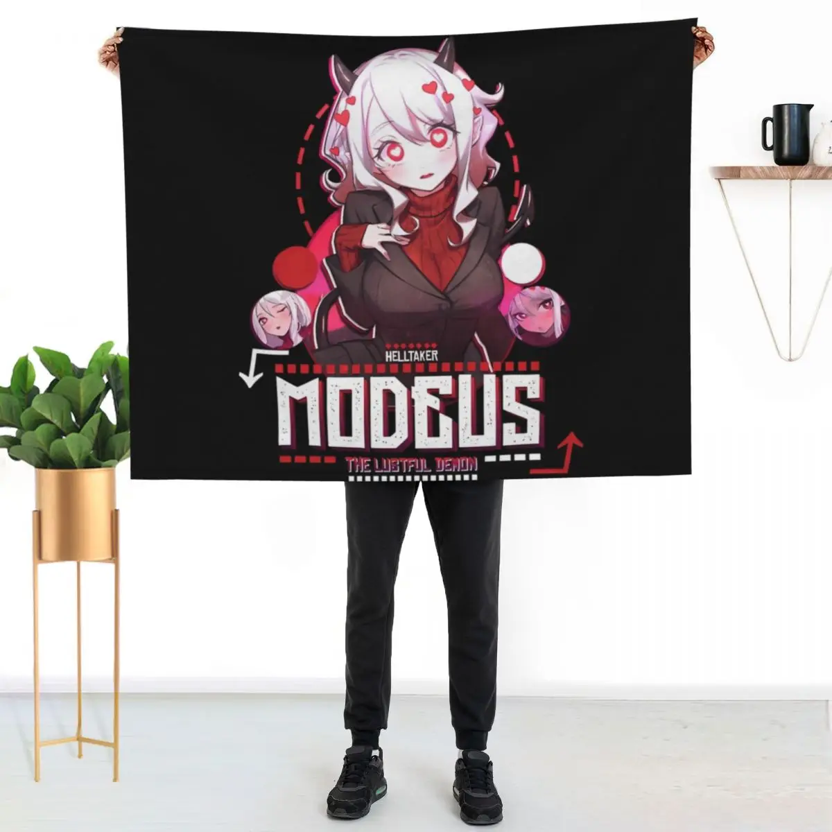 Helltaker Modeus The Lustful Demon Throw Blanket All Season Soft Lightweight Blanket for Home
Helltaker Modeus The Lustful Demon Throw Blanket All Season Soft Lightweight Blanket for Home