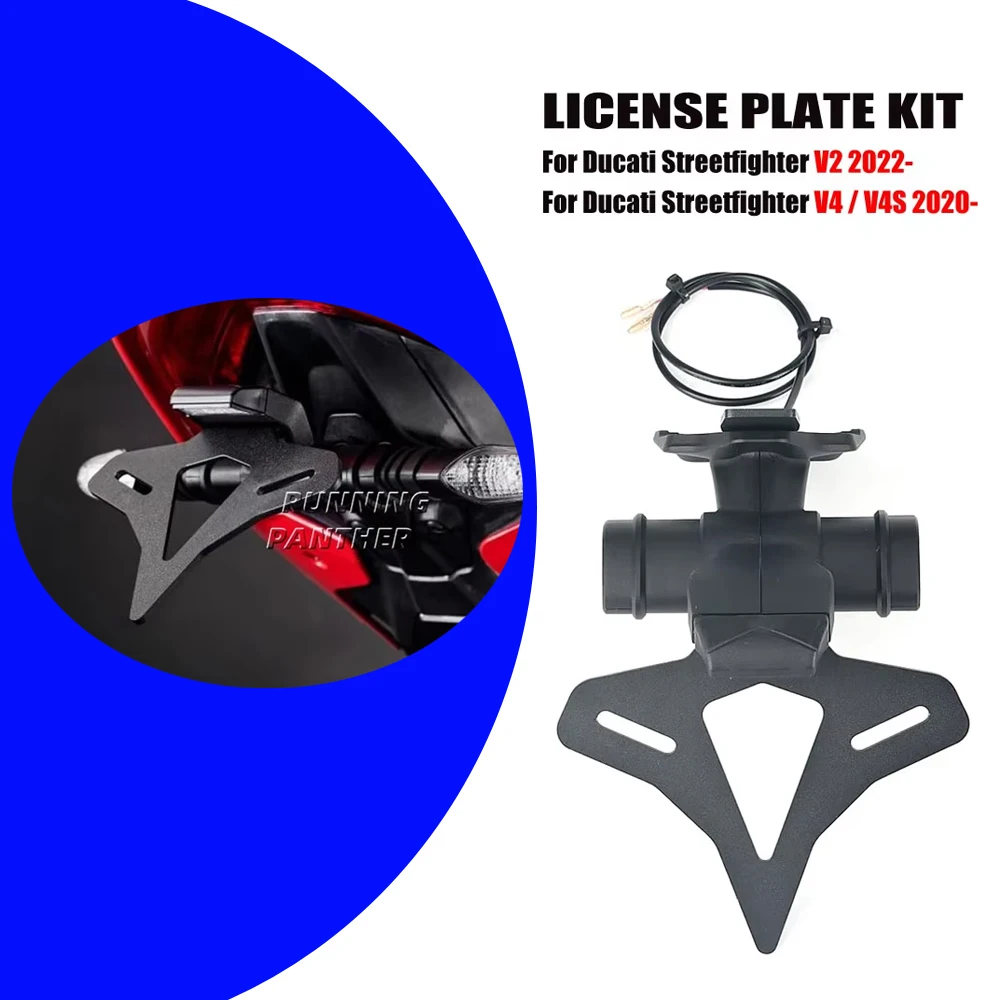 For Ducati Streetfighter V2 2022- & V4 S V4S 2020- Motorcycle Rear Short Tail Stock License Plate Holder Tailstock Frame Bracket
For Ducati Streetfighter V2 2022- & V4 S V4S 2020- Motorcycle Rear Short Tail Stock License Plate Holder Tailstock Frame Bracket