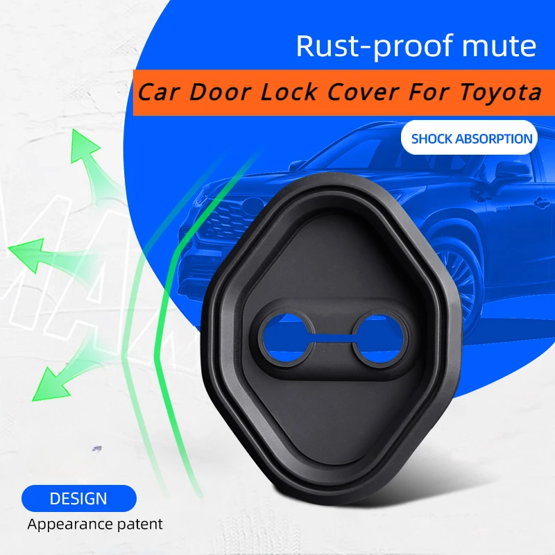 Silicone Car Door Lock Cover Protective Buckle Trim Sticker for Toyota Prius Camry Corolla CHR C-HR RAV4 Land Cruiser Fortuner
Silicone Car Door Lock Cover Protective Buckle Trim Sticker for Toyota Prius Camry Corolla CHR C-HR RAV4 Land Cruiser Fortuner