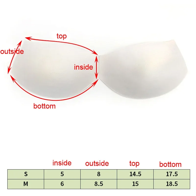10pairs Thin Bra Rectangle The Strapless Pads for Sew DIY Underwear Bra Pad Removable Wedding Dress Inserts Cups Chest Pad 
10pairs Thin Bra Rectangle The Strapless Pads for Sew DIY Underwear Bra Pad Removable Wedding Dress Inserts Cups Chest Pad