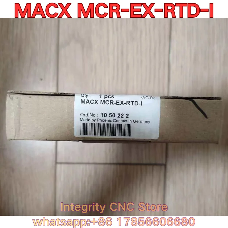 New MACX MCR-EX-RTD-I PLC module 1050222
New MACX MCR-EX-RTD-I PLC module 1050222