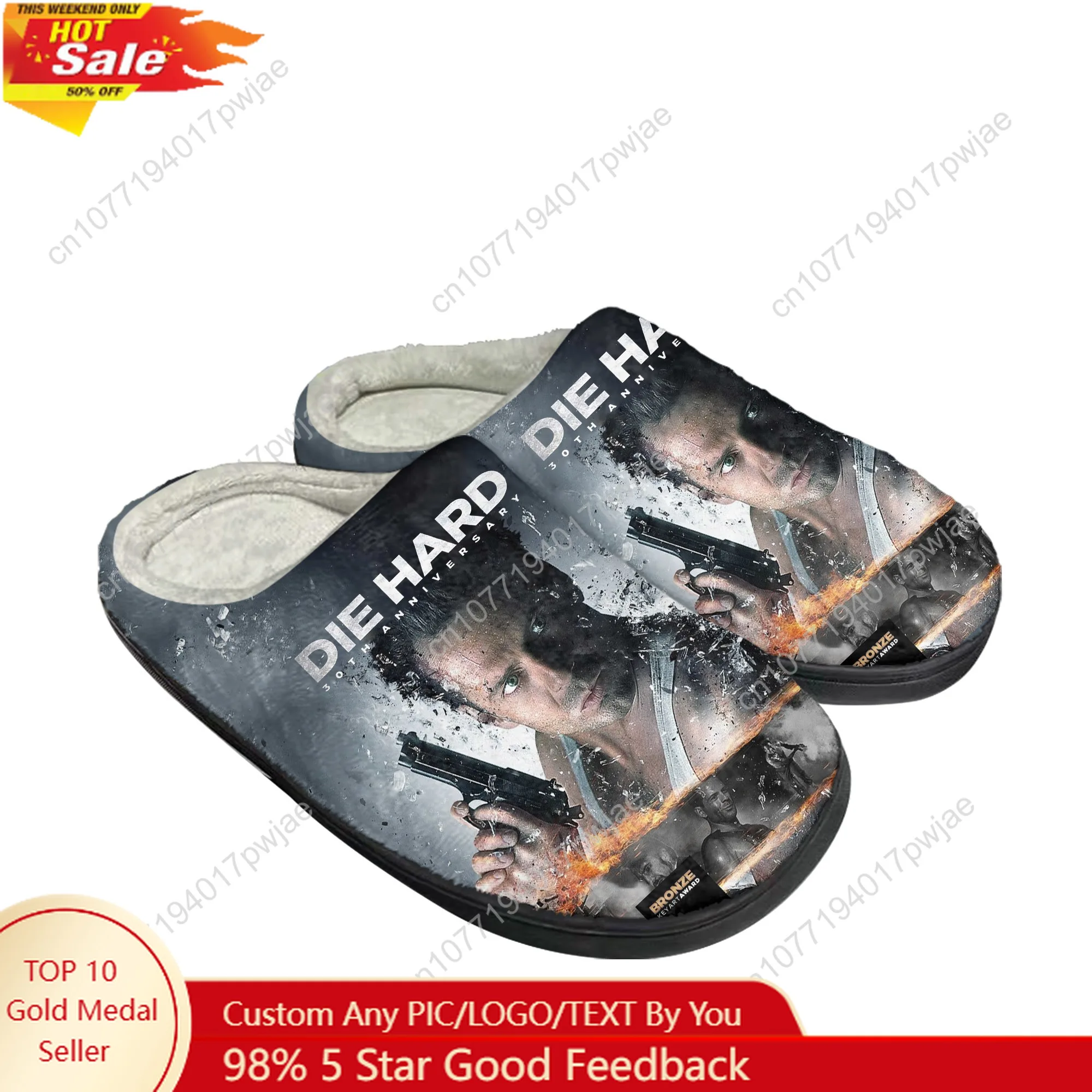 Die Hard Movie Home Cotton Custom Slippers John McClane Mens Womens Plush Bedroom Casual Keep Warm Shoes Thermal Slipper
Die Hard Movie Home Cotton Custom Slippers John McClane Mens Womens Plush Bedroom Casual Keep Warm Shoes Thermal Slipper