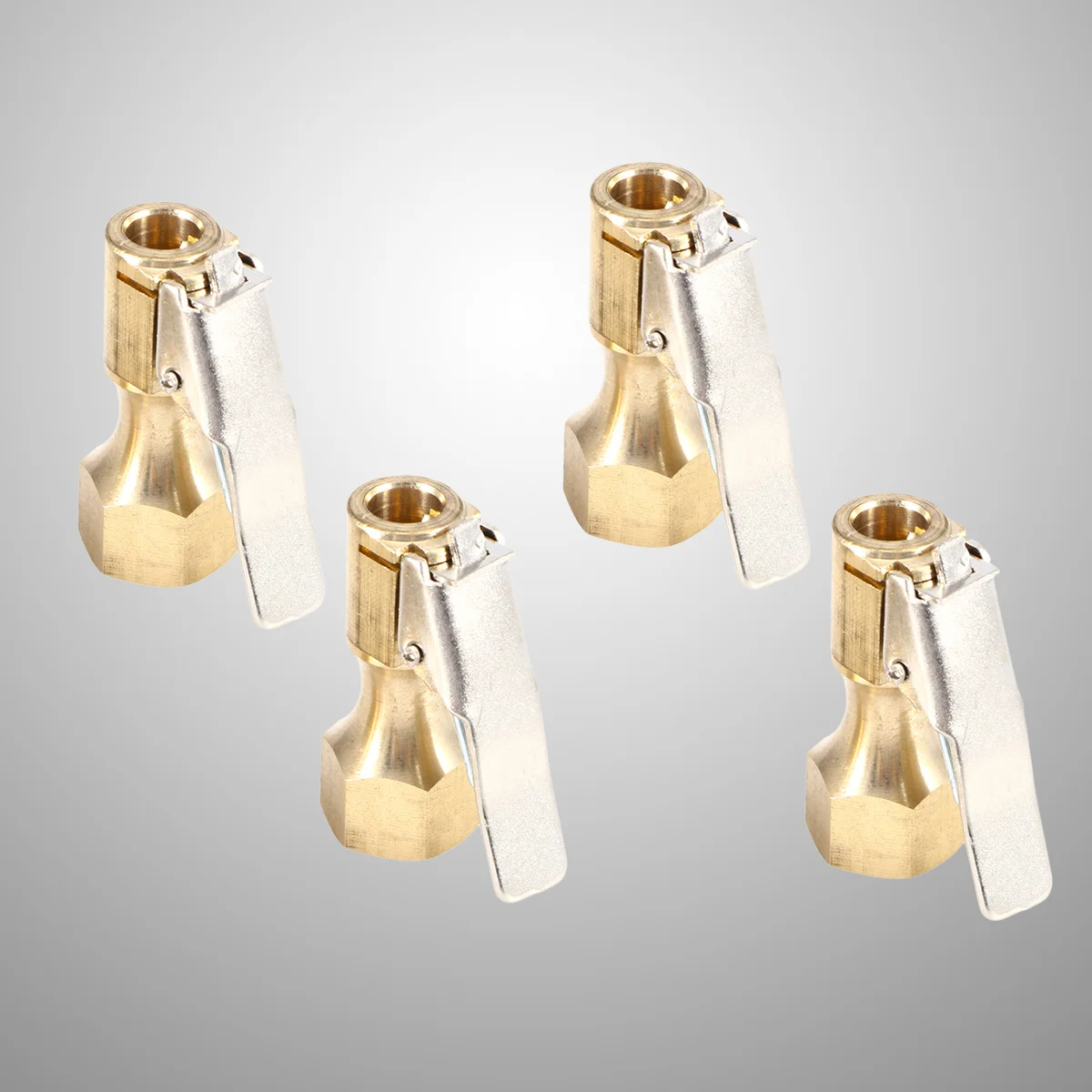 4pcs Brass For Durable Tire Inflation Heavy Duty Lock-On Chunk With Clip Free Air Chuck Tyre Air Chunk
4pcs Brass For Durable Tire Inflation Heavy Duty Lock-On Chunk With Clip Free Air Chuck Tyre Air Chunk