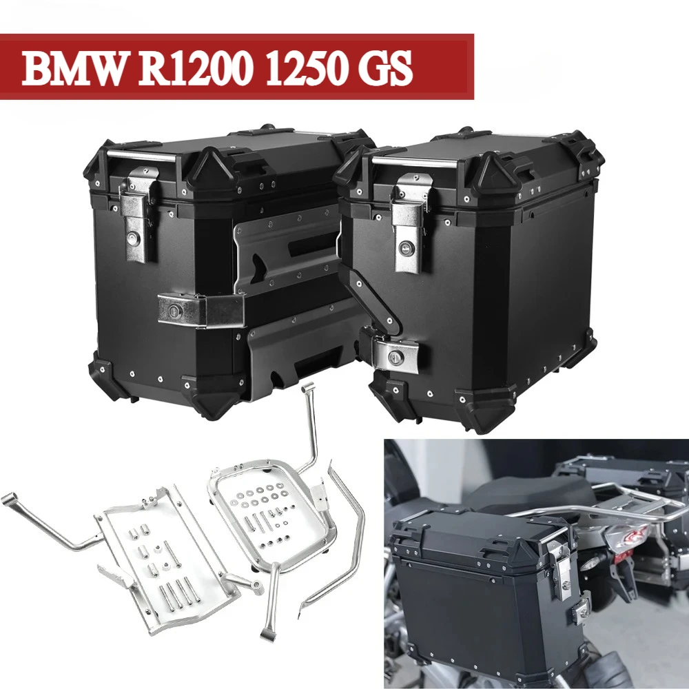 35L Motorcycle Aluminum Luggage Panniers Saddlebag Bracket Rack Side Boxes for BMW R1200GS LC ADV Adventure R1250GS 1200GS
35L Motorcycle Aluminum Luggage Panniers Saddlebag Bracket Rack Side Boxes for BMW R1200GS LC ADV Adventure R1250GS 1200GS