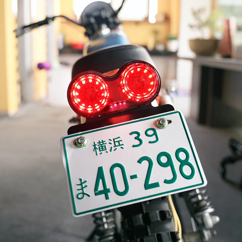 Modified Motorcycle Tail Lamp for Honda Lifan Harley Yamaha KTM Sym Haojue for 125cc-800cc Motorbike LED Rear Brake Stop Light
Modified Motorcycle Tail Lamp for Honda Lifan Harley Yamaha KTM Sym Haojue for 125cc-800cc Motorbike LED Rear Brake Stop Light