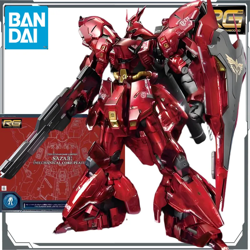 Bandai Original MODEL KIT GUNDAM RG SAZABI MECHANICAL CORE PLATING 1/144 Action Figure Assembly Model Toys Model Gifts for Boys
Bandai Original MODEL KIT GUNDAM RG SAZABI MECHANICAL CORE PLATING 1/144 Action Figure Assembly Model Toys Model Gifts for Boys