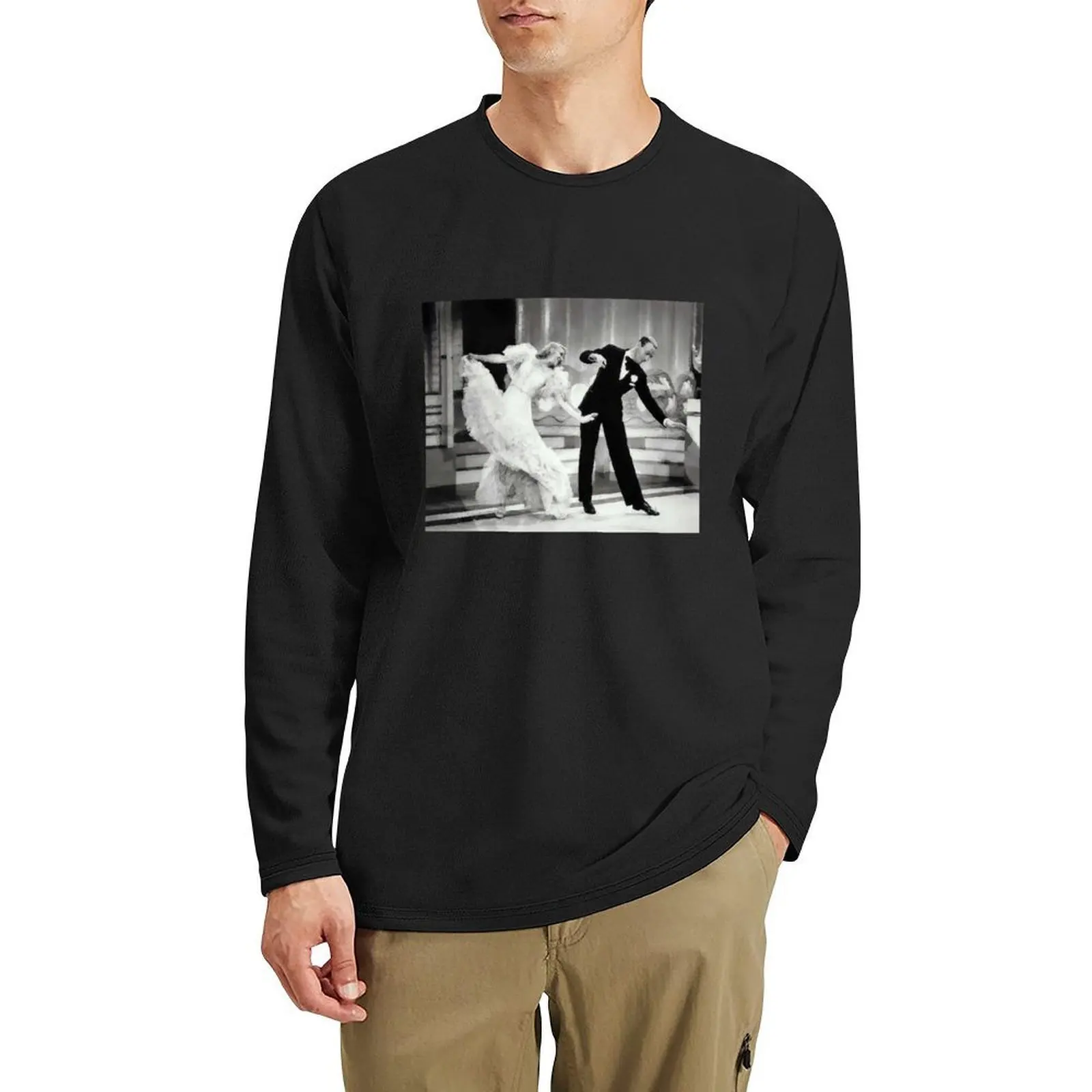 Ginger Rogers and Fred Astaire dancing fan art Long T-Shirt vintage t shirt plus size tops heavy weight t shirts for men
Ginger Rogers and Fred Astaire dancing fan art Long T-Shirt vintage t shirt plus size tops heavy weight t shirts for men
