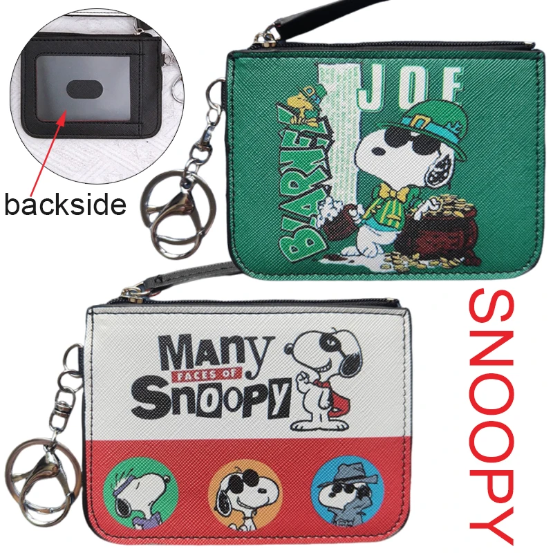 Snoopy Coin Purse Card Holder Cartoon Short Wallet PU Leather Card Cover Student Campus Meal Card Case Keychain Cute Money Pouch
Snoopy Coin Purse Card Holder Cartoon Short Wallet PU Leather Card Cover Student Campus Meal Card Case Keychain Cute Money Pouch