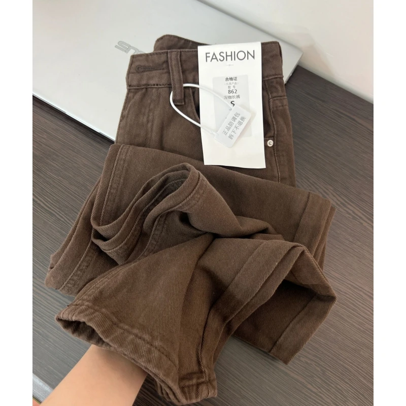 Brown Retro Y2K Female Harajuku Wind Jeans for Women Pants Wide Leg Pants Solid Straight Summer Straight Baggy Jeans Trousers
Brown Retro Y2K Female Harajuku Wind Jeans for Women Pants Wide Leg Pants Solid Straight Summer Straight Baggy Jeans Trousers