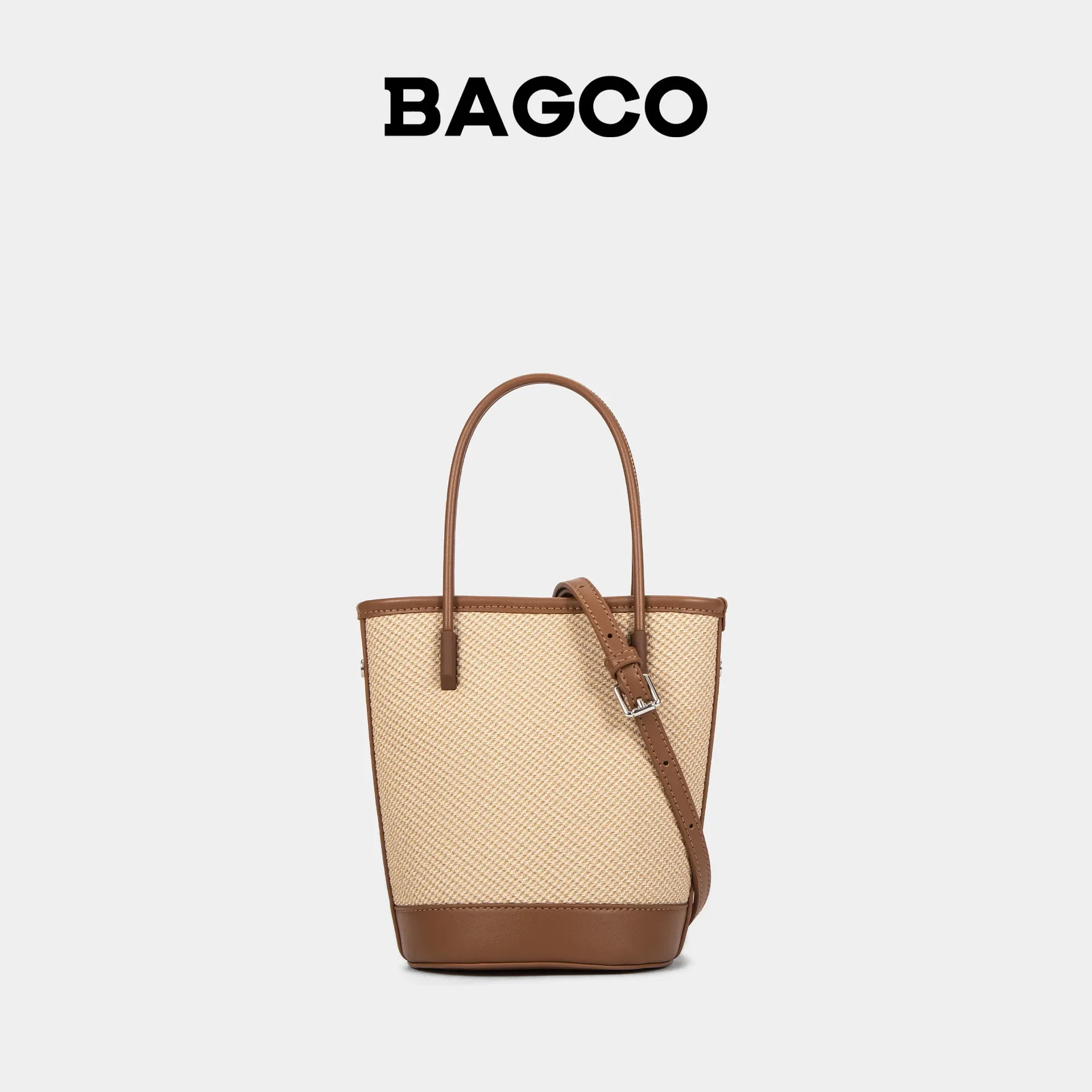 BAGCO | Woven Genuine Leather Women Cowhide Plain Weave Bucket Top-Handle Small Crossbody Bag
BAGCO | Woven Genuine Leather Women Cowhide Plain Weave Bucket Top-Handle Small Crossbody Bag