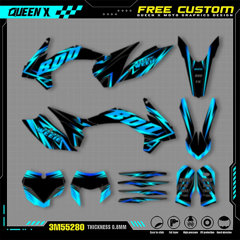 Queen X MOTOR Custom Team Motorcycle Fairing Decals Stickers Graphics FOR KTM SX SXF 2013 2014 2015 EXC EXC-F XCW 2014 2015 2016
Queen X MOTOR Custom Team Motorcycle Fairing Decals Stickers Graphics FOR KTM SX SXF 2013 2014 2015 EXC EXC-F XCW 2014 2015 2016
