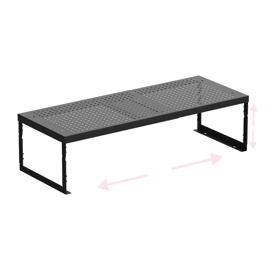 Расширяемая металлическая полка-органайзер, регулируемая проволочная полка для хранения с отверстиями для кухни, ванной комнаты, шкафа, экономии места в офисе, ду
Расширяемая металлическая полка-органайзер, регулируемая проволочная полка для хранения с отверстиями для кухни, ванной комнаты, шкафа, экономии места в офисе, ду