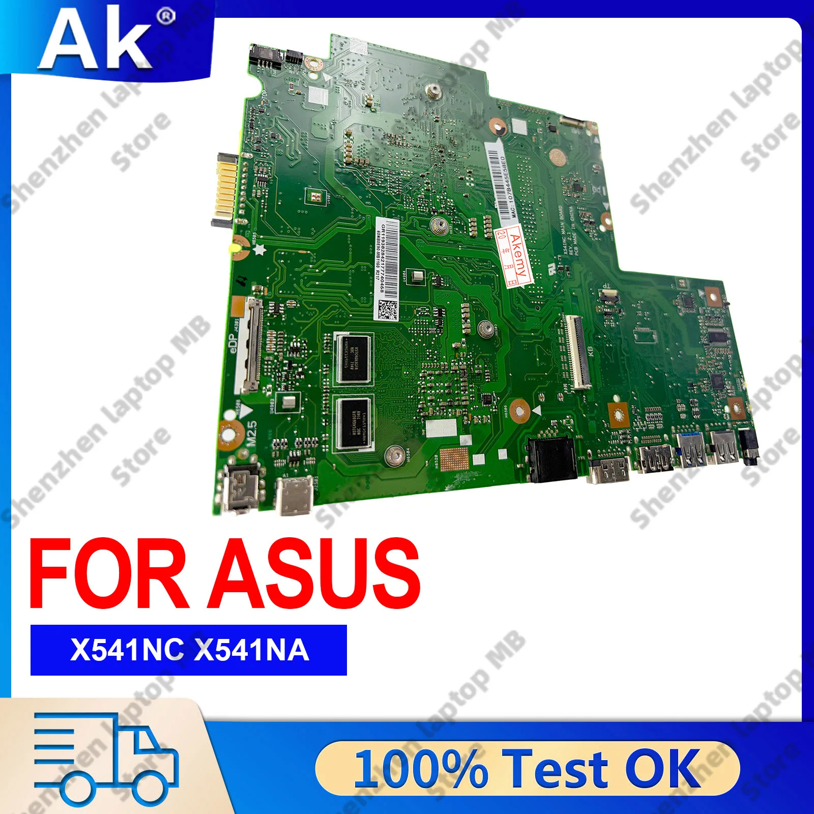 X541NC Laptop Motherboard For ASUS VivoBook A541N R541N X541NC F541N X541N X541NA A541N Notebook Mainboard With Celeron CPU stk
X541NC Laptop Motherboard For ASUS VivoBook A541N R541N X541NC F541N X541N X541NA A541N Notebook Mainboard With Celeron CPU stk
