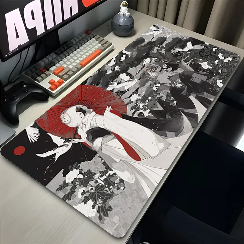 Mouse Pad PC Japan Anime Black And White Keyboard Pad Laptop Ukiyo-e HD Print Desktop Mouse Mat Kawaii Fox Girl Rubber Mousepad
Mouse Pad PC Japan Anime Black And White Keyboard Pad Laptop Ukiyo-e HD Print Desktop Mouse Mat Kawaii Fox Girl Rubber Mousepad