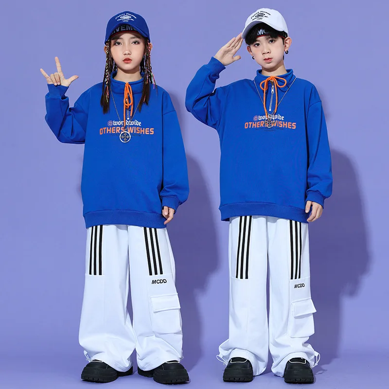 Boys' Street Dance Set Children's Loose Korean Style Cotton Sweatshirt Girls' Hip-Hop Jazz Performance Outfit Kids' Street Dance
Boys' Street Dance Set Children's Loose Korean Style Cotton Sweatshirt Girls' Hip-Hop Jazz Performance Outfit Kids' Street Dance