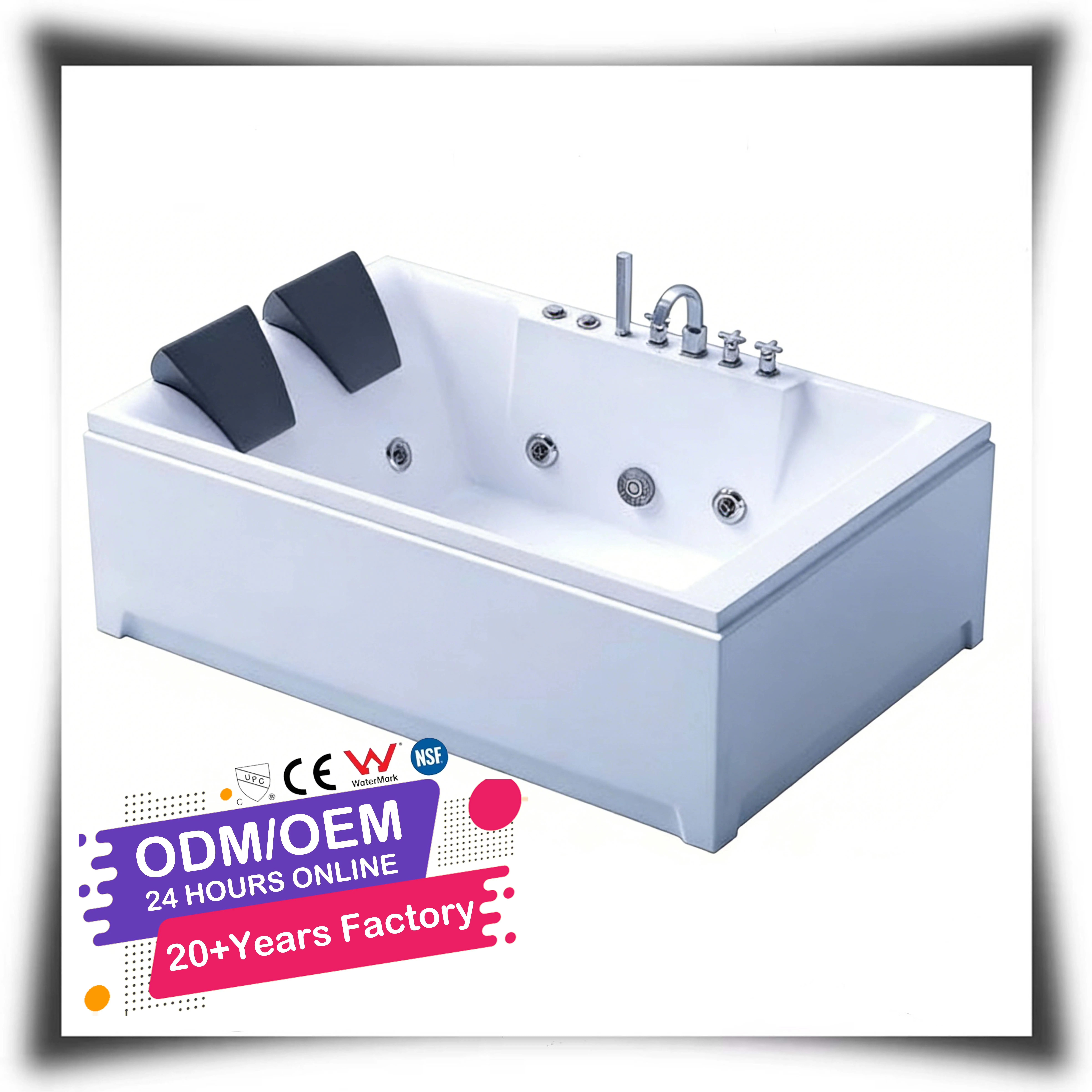 Two Person Spa Whirlpool Tub Shower Combo, Luxury Standing Massage Bathtub With Control Panel
Two Person Spa Whirlpool Tub Shower Combo, Luxury Standing Massage Bathtub With Control Panel