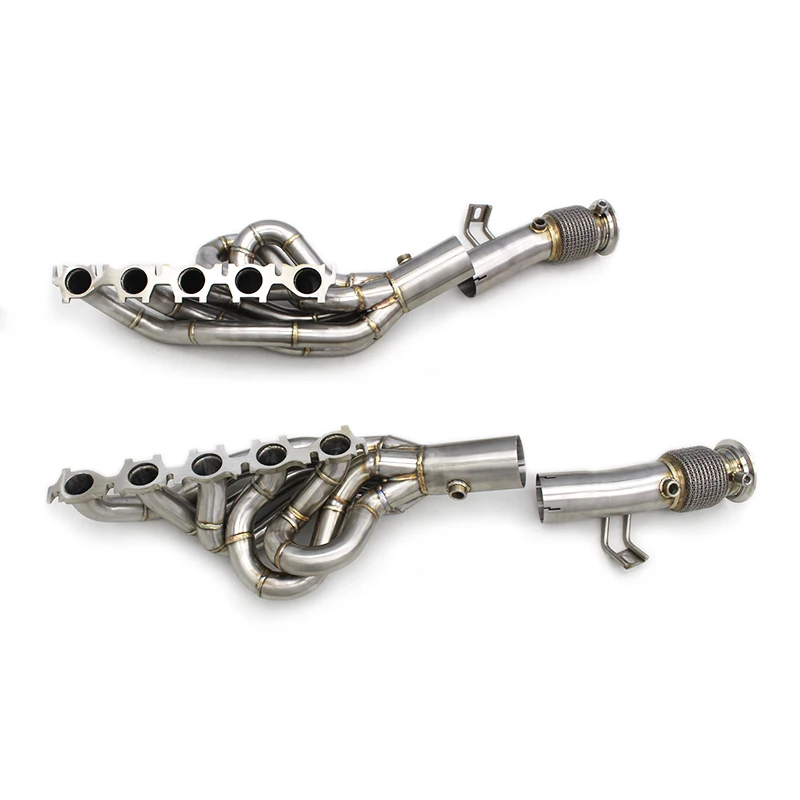 High Quality Stainless Steel Exhaust Turbo Manifold For Audi R8 5.2L 2010-2022 Exhaust Pipes Racing Car Exhaust System
High Quality Stainless Steel Exhaust Turbo Manifold For Audi R8 5.2L 2010-2022 Exhaust Pipes Racing Car Exhaust System