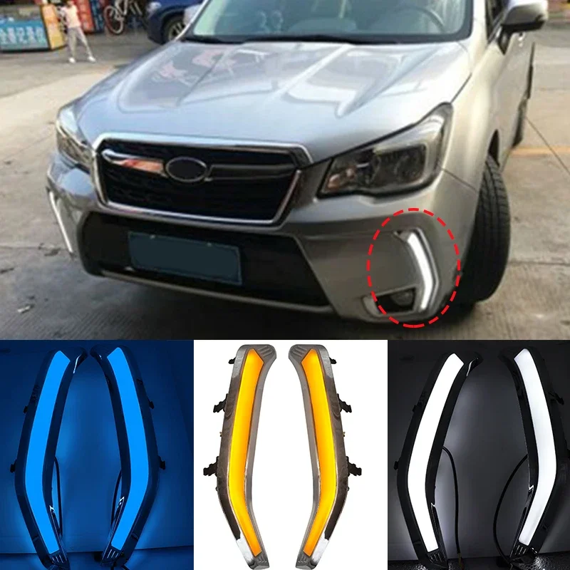 2PCS LED DRL For Subaru Forester 2013~2015 Daytime Running Light Daylight Waterproof Yellow Turn Signal
2PCS LED DRL For Subaru Forester 2013~2015 Daytime Running Light Daylight Waterproof Yellow Turn Signal