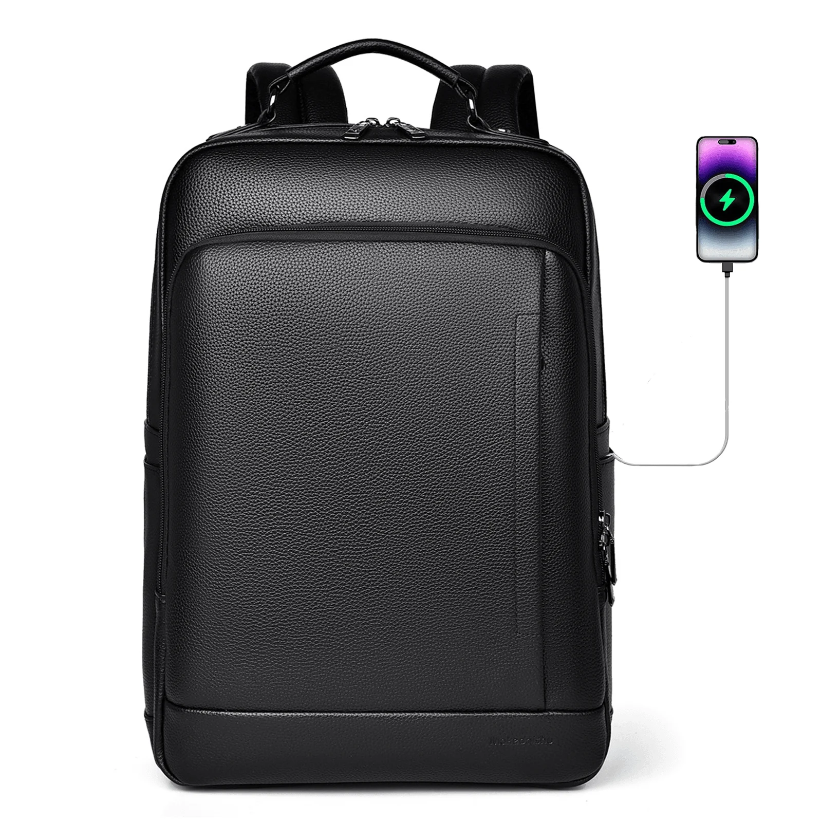 Laptop Backpack For Men Leather Travel Backpack Carry On Flight Approved-Waterproof Medium Backpack Fit 15.6 Inch Notebook For College Business Office Bag With USB Charging Port
Laptop Backpack For Men Leather Travel Backpack Carry On Flight Approved-Waterproof Medium Backpack Fit 15.6 Inch Notebook For College Business Office Bag With USB Charging Port