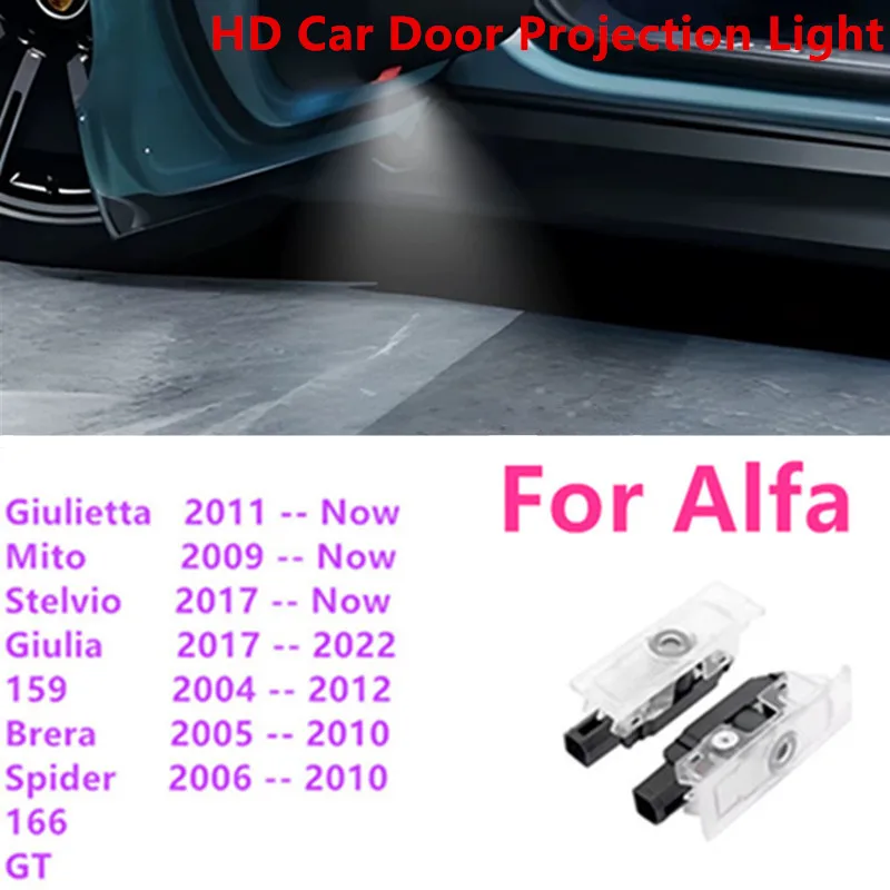 Car HD Projector Lamp Car Door Wireless Welcome Light LED For Alfa Romeo Giulia 952 Tonale Mito Stelvio 949 Spider 159 166 GT
Car HD Projector Lamp Car Door Wireless Welcome Light LED For Alfa Romeo Giulia 952 Tonale Mito Stelvio 949 Spider 159 166 GT
