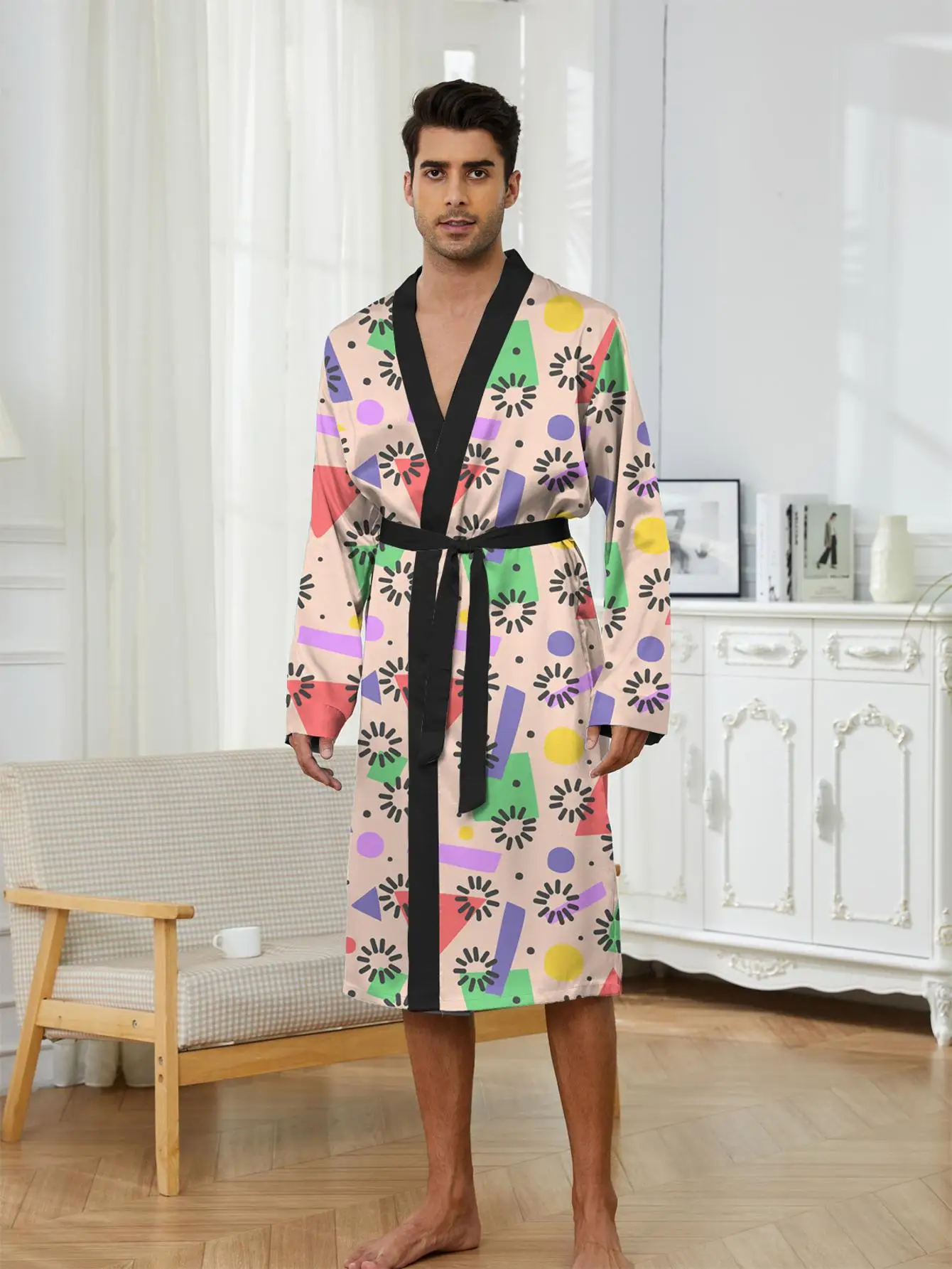 1pcs Men's Robes 2026 Spring/Summer Graphic Breathable Robe man 3D Printed Sleepwear Bathrobe Bathrobe man sleepwear
1pcs Men's Robes 2026 Spring/Summer Graphic Breathable Robe man 3D Printed Sleepwear Bathrobe Bathrobe man sleepwear