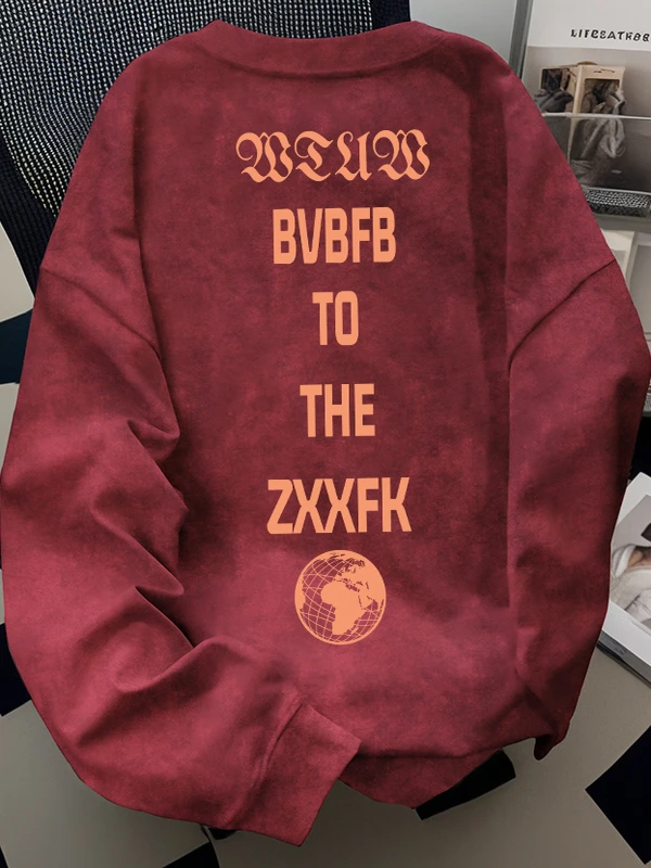 Loose ex round Ne Pullover Hoodie Heavyweight Dyed T-irt Youth Faion Streetwear Spring Autumn Versatile Loose Top
Loose ex round Ne Pullover Hoodie Heavyweight Dyed T-irt Youth Faion Streetwear Spring Autumn Versatile Loose Top