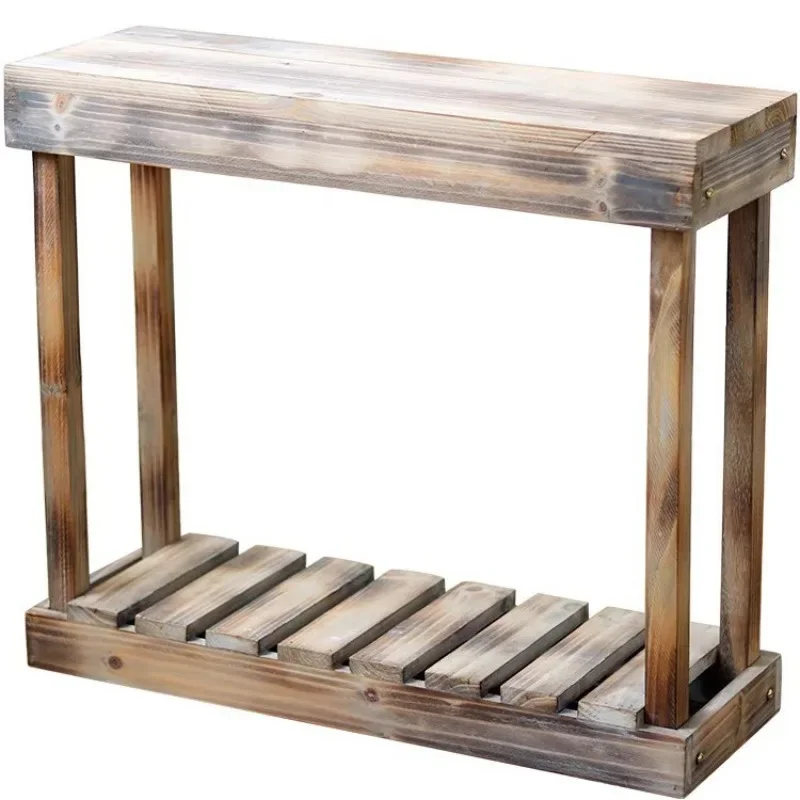 Retro solid wood floor-to-ceiling flower stand garden courtyard balcony flower pot tool rack anti-corrosion
Retro solid wood floor-to-ceiling flower stand garden courtyard balcony flower pot tool rack anti-corrosion