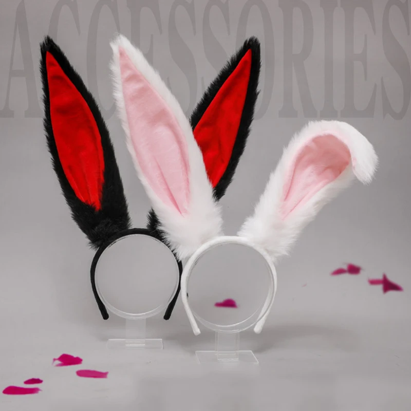 Cute Girls Plush Long Rabbit Ear Hair Bands Headwear Headband Women Girl Anime Cosplay Hair Accessories Headdress
Cute Girls Plush Long Rabbit Ear Hair Bands Headwear Headband Women Girl Anime Cosplay Hair Accessories Headdress