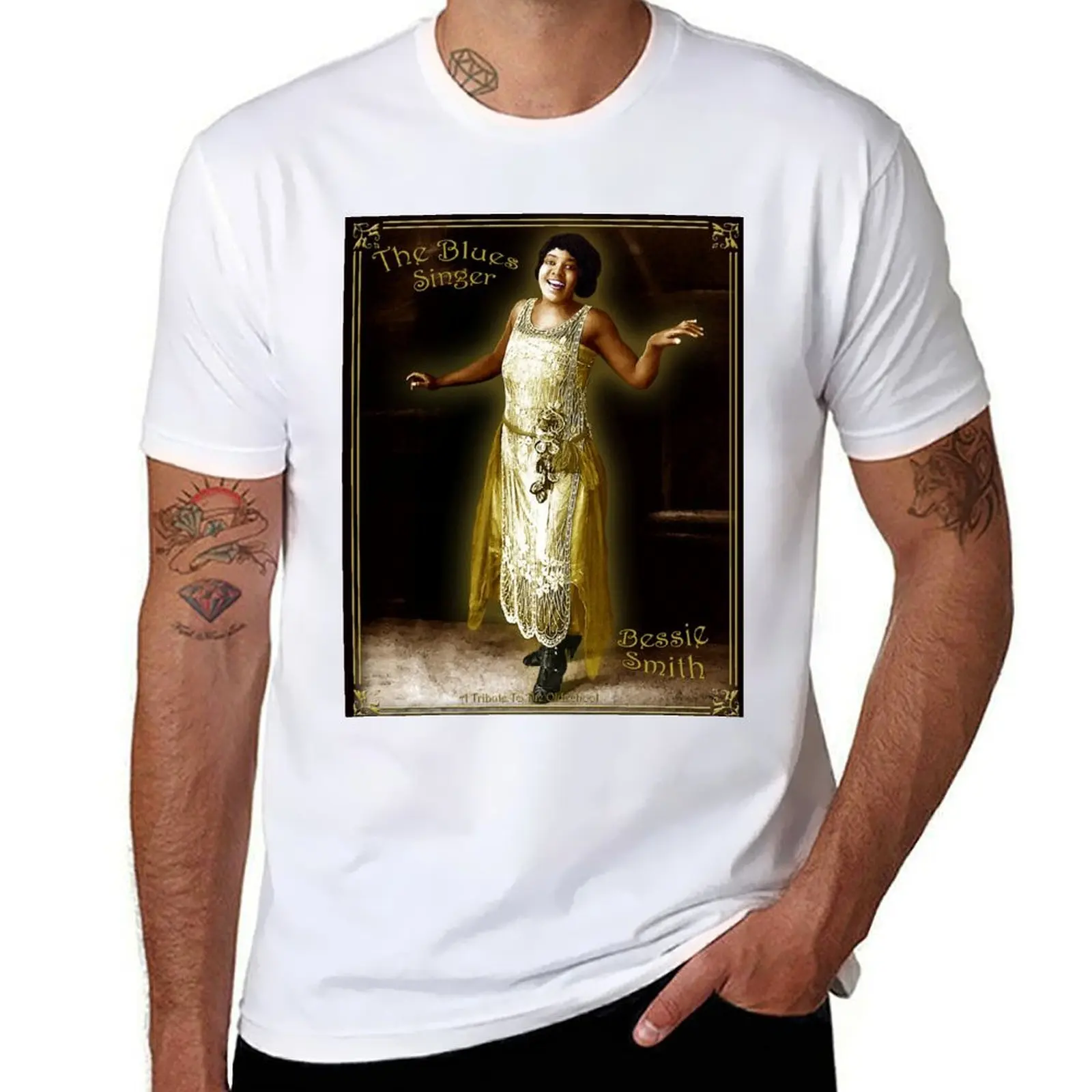 Bessie Smith The Blues Singer D-1 Poster T-Shirt t shirts for man cotton funny t shirt man designer T-Shirt
Bessie Smith The Blues Singer D-1 Poster T-Shirt t shirts for man cotton funny t shirt man designer T-Shirt