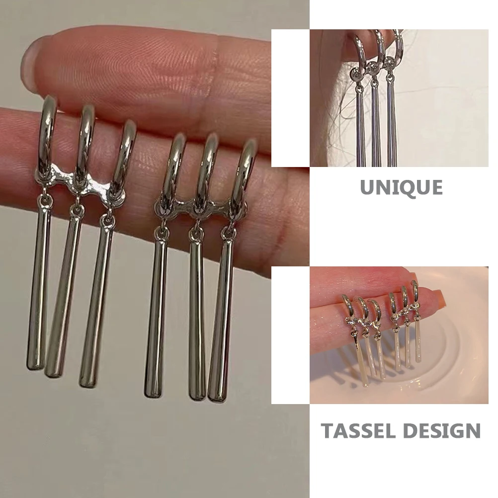 Tassel Earrings Jewelry for Women Claw Trendy Dangling Pierced Zinc Alloy Miss Statement Minimalist Drop
Tassel Earrings Jewelry for Women Claw Trendy Dangling Pierced Zinc Alloy Miss Statement Minimalist Drop