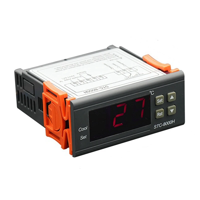 STC-8000H Seafood Machine Temperature Control Cold Storage Cabinet Thermostat Single Cooling Over Alarm-AT93
STC-8000H Seafood Machine Temperature Control Cold Storage Cabinet Thermostat Single Cooling Over Alarm-AT93