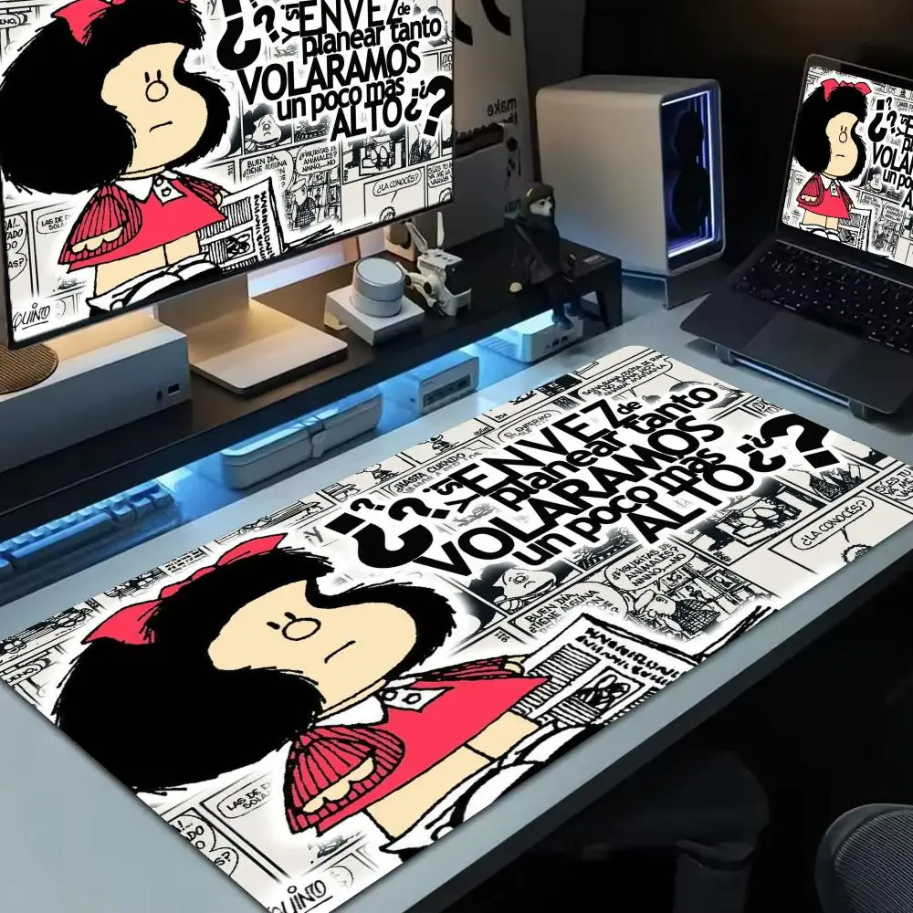 Cute Mafalda Mouse Pad Large Computer Mouse Pad Office Accessories XXL Pc Gamer Non-slip Deskmat Mousepad Keyboard Rubber Game
Cute Mafalda Mouse Pad Large Computer Mouse Pad Office Accessories XXL Pc Gamer Non-slip Deskmat Mousepad Keyboard Rubber Game