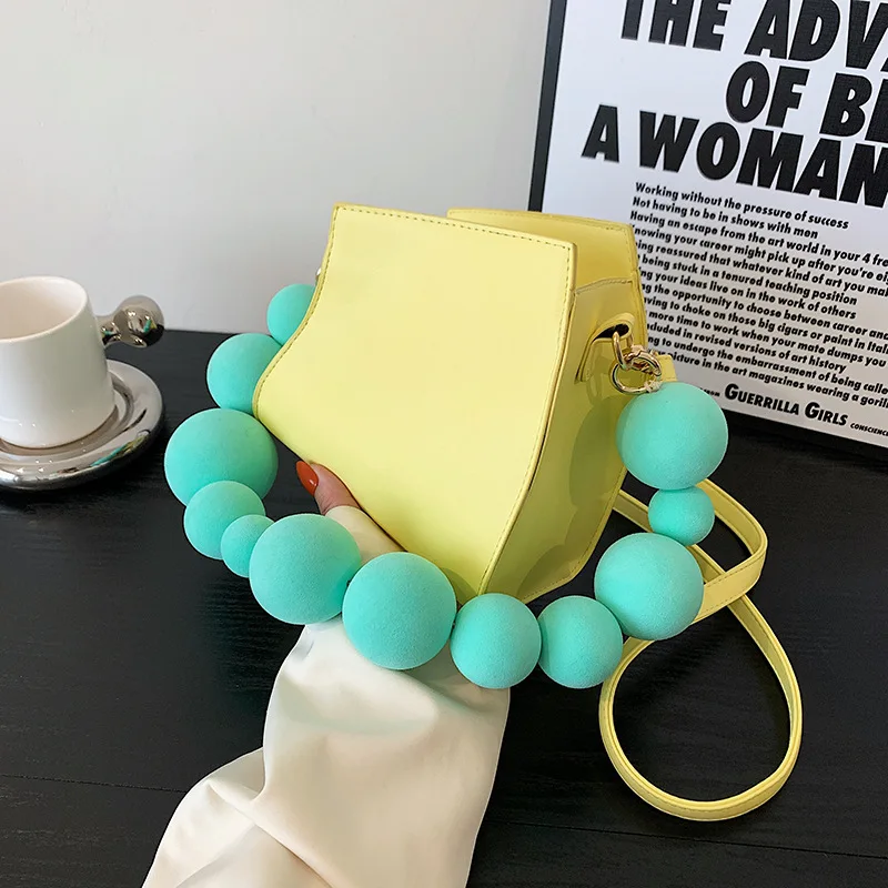 New Bubble Ball Handbag for Women Small Leather Cute Solid Color Crossbody Bags Sweet Style Armpit Handbag Underarm Bag
New Bubble Ball Handbag for Women Small Leather Cute Solid Color Crossbody Bags Sweet Style Armpit Handbag Underarm Bag