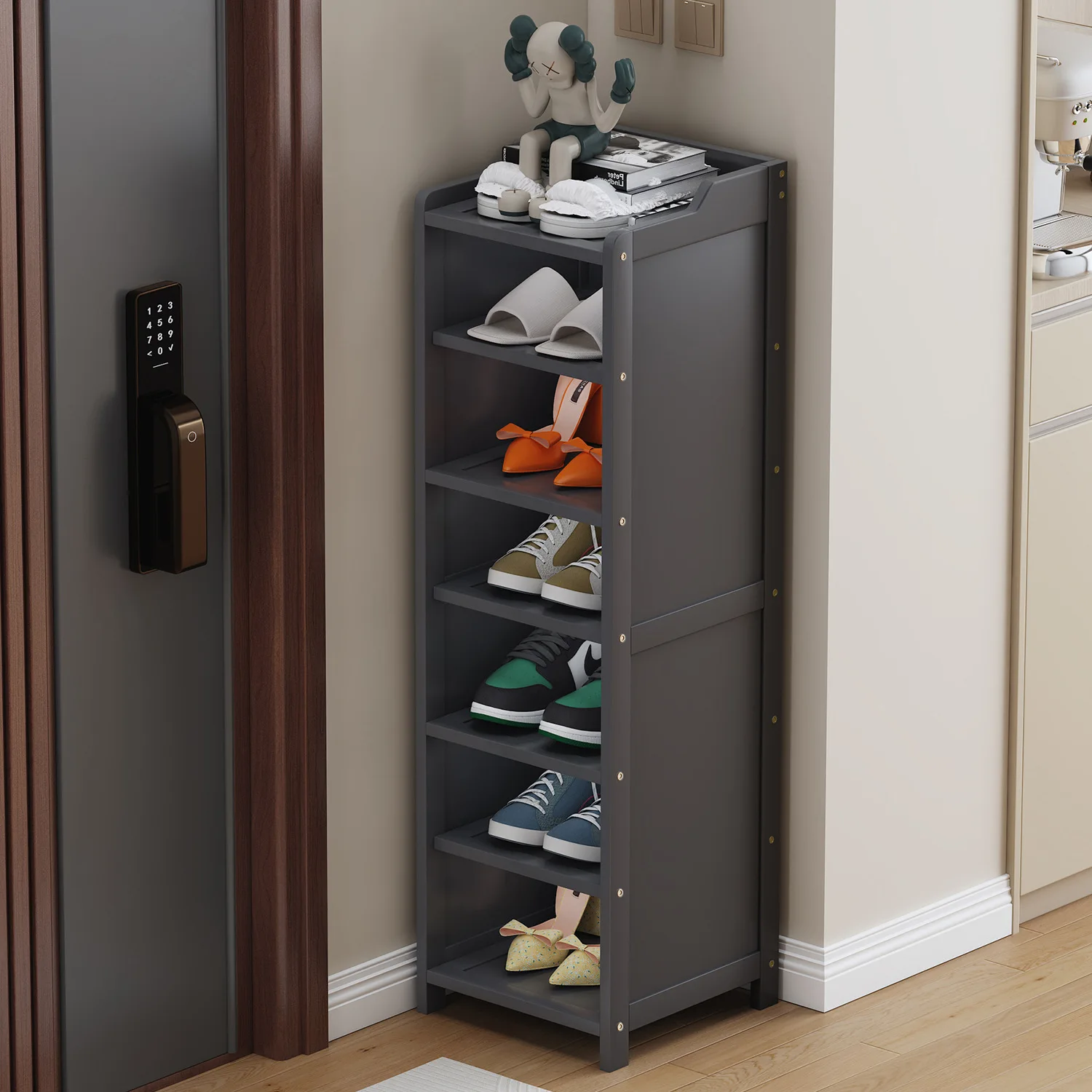Durable Shoe rack multi-layer household door shoe cabinet home storage shoe rack dormitory small shoe cabinet
Durable Shoe rack multi-layer household door shoe cabinet home storage shoe rack dormitory small shoe cabinet