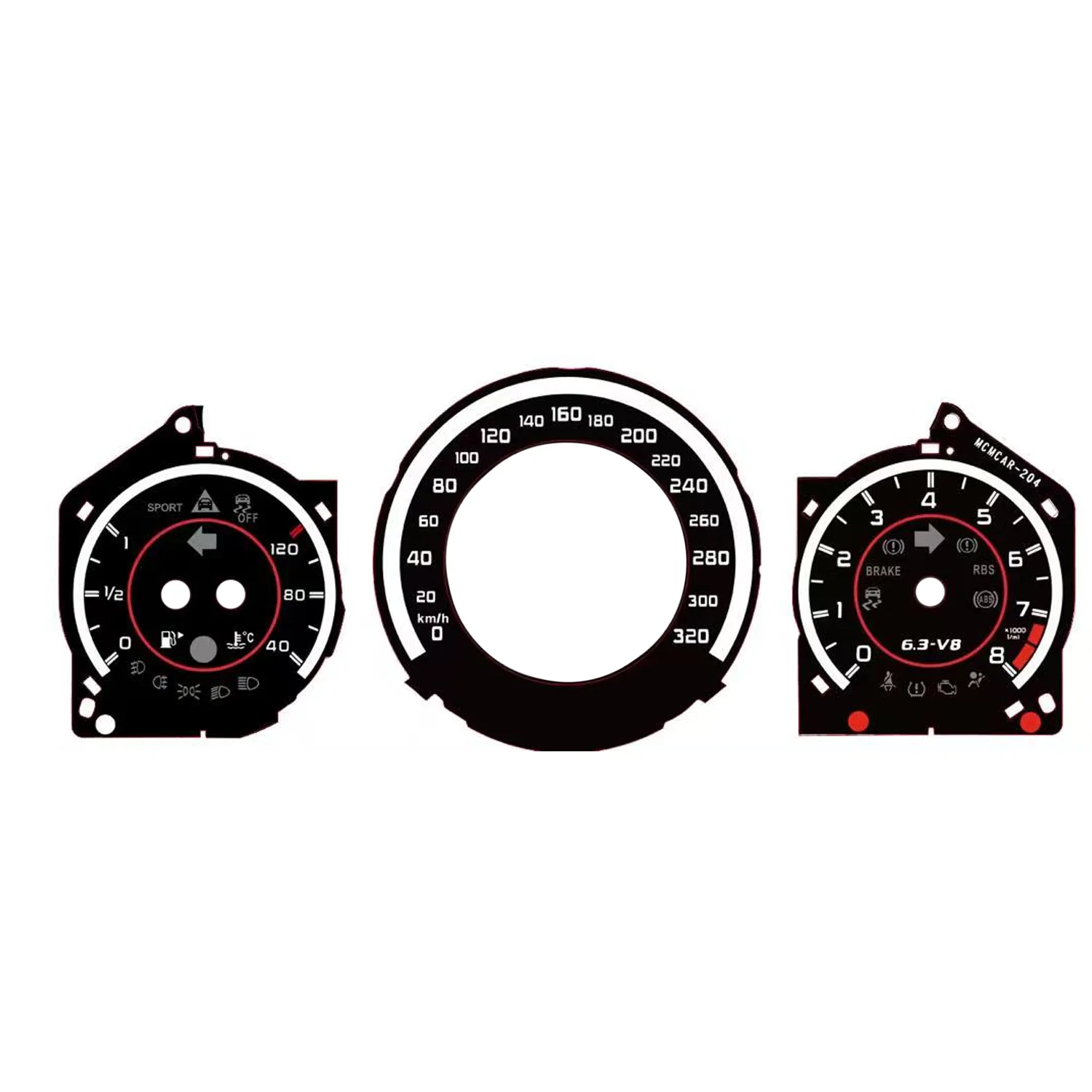 Gauge Face Overlay Dashboard Sticker Instrument For Mercedes Benz C Class W204 E Class W212 W213 CLS Dashboard Layer Sticker
Gauge Face Overlay Dashboard Sticker Instrument For Mercedes Benz C Class W204 E Class W212 W213 CLS Dashboard Layer Sticker