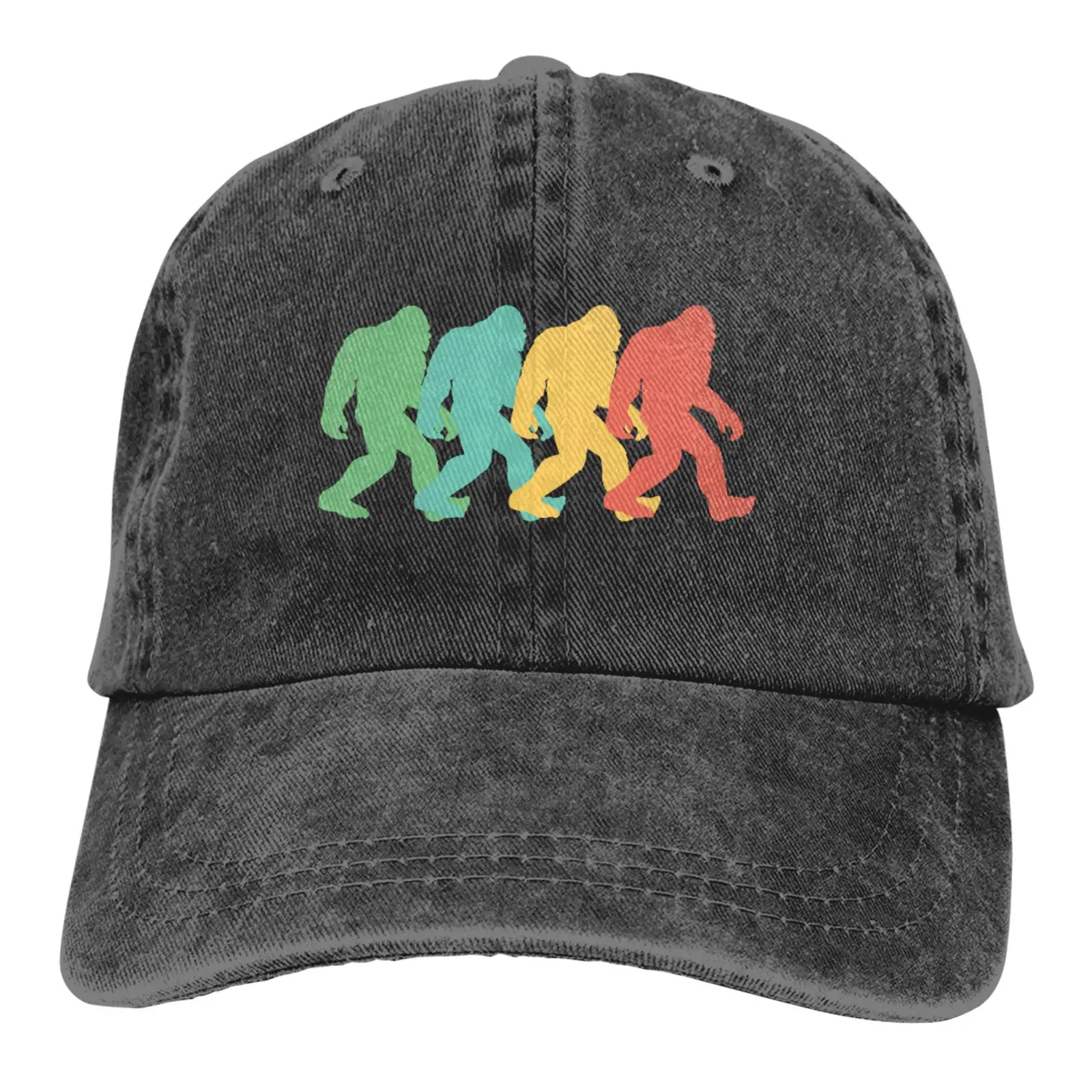 Bigfoot Colorful Baseball Denim Cap Classic Adjustable Sports for Men Women Hats
Bigfoot Colorful Baseball Denim Cap Classic Adjustable Sports for Men Women Hats