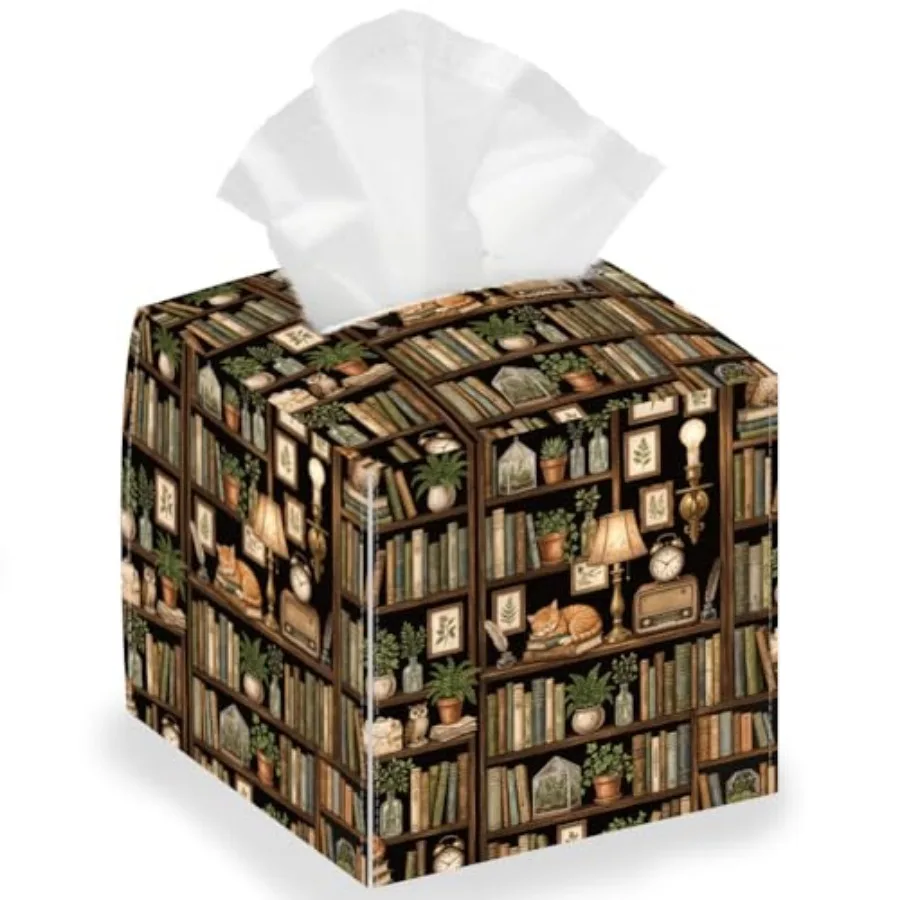 Vintage Tissue Leather Box Green Plants Cats Square Tissue Case Cover Foldable Storage Box Waterproof Paper Towel Case Containe
Vintage Tissue Leather Box Green Plants Cats Square Tissue Case Cover Foldable Storage Box Waterproof Paper Towel Case Containe