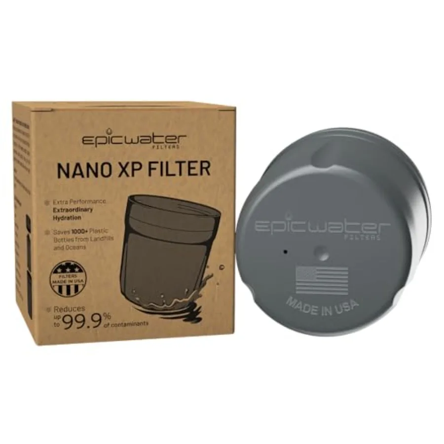 REPLACEMENT FILTER for Epic Nano XP Water Filter Pitcher or Dispenser. Nanofiltration Removes Bacteria Virus Cyst Lead Chromium
REPLACEMENT FILTER for Epic Nano XP Water Filter Pitcher or Dispenser. Nanofiltration Removes Bacteria Virus Cyst Lead Chromium