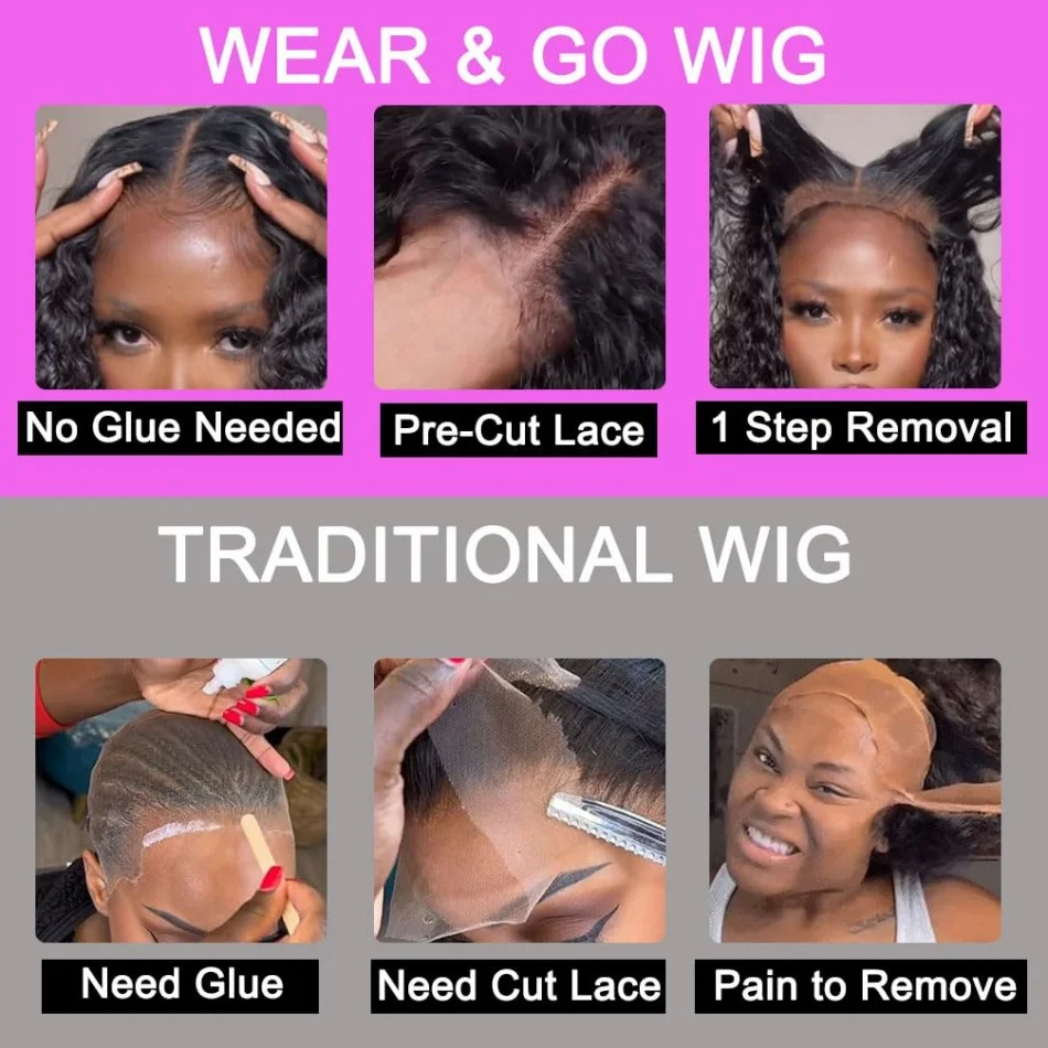 Short Bob Wig Curly Glueless Wig Human Hair Pre Cut No Glue Water Wave 4X4 5X5 Ready To Wear No Lace Frontal Wigs For Women
Short Bob Wig Curly Glueless Wig Human Hair Pre Cut No Glue Water Wave 4X4 5X5 Ready To Wear No Lace Frontal Wigs For Women
