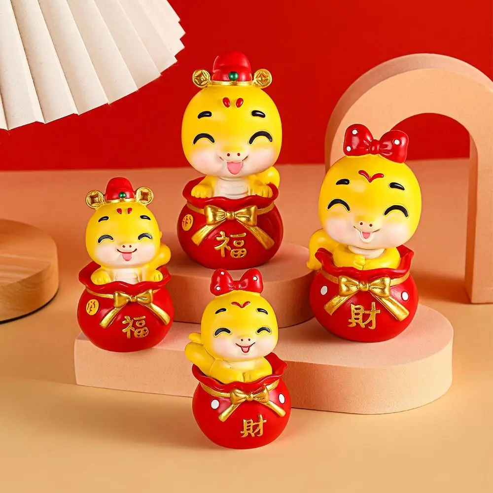 Cute Lucky Golden Snake Figurine Chinese Style Shaking Head Small Snake Ornament Resin Crafts Blessing New Year Snake Statue
Cute Lucky Golden Snake Figurine Chinese Style Shaking Head Small Snake Ornament Resin Crafts Blessing New Year Snake Statue