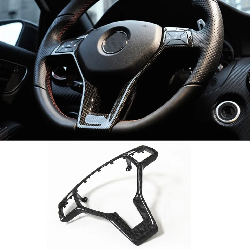 Real Carbon Fiber Steering Wheel Trim Cover Replace For-Mercedes-Benz W176 W246 W204 W117 W212 W207 W218 R172 R231 X204 2011-On
Real Carbon Fiber Steering Wheel Trim Cover Replace For-Mercedes-Benz W176 W246 W204 W117 W212 W207 W218 R172 R231 X204 2011-On
