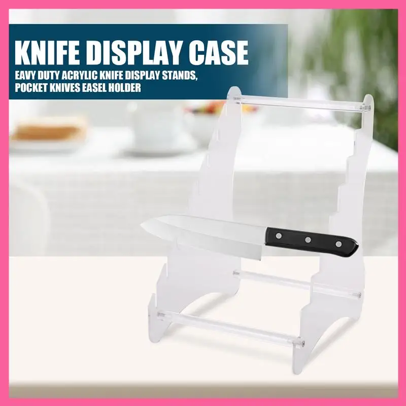 HOT-Heavy Duty Acrylic Knife Display Stands,Pocket Knives Easel Holder,Hunting Survival Knife Rack,1 Piece (Eight Layers)
HOT-Heavy Duty Acrylic Knife Display Stands,Pocket Knives Easel Holder,Hunting Survival Knife Rack,1 Piece (Eight Layers)