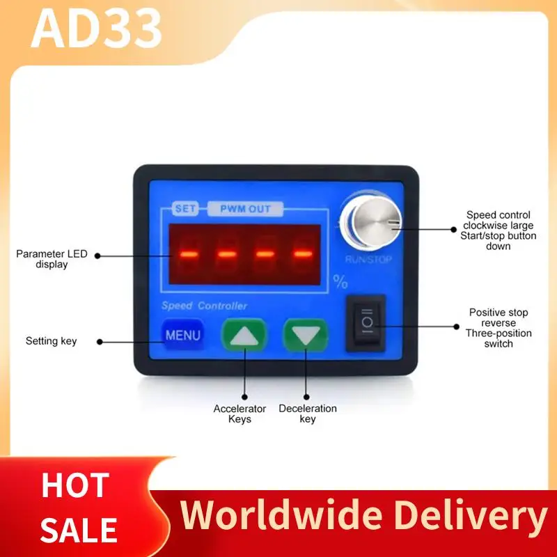 Top Deals DC6-55V 20A Motor Governor Adjustable Regulator Generator Motor Governor With Forward And Reverse Functions
Top Deals DC6-55V 20A Motor Governor Adjustable Regulator Generator Motor Governor With Forward And Reverse Functions