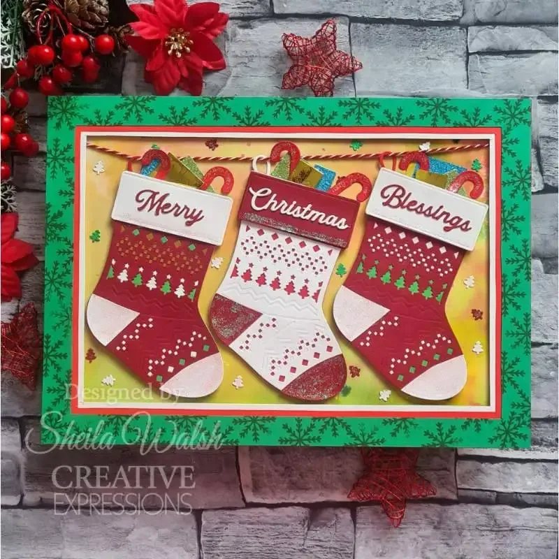 New Christmas Tree Stocking Flower Metal Cutting Dies for Decorating Scrapbooking Diy Paper Card Album Mould Embossing Craft
New Christmas Tree Stocking Flower Metal Cutting Dies for Decorating Scrapbooking Diy Paper Card Album Mould Embossing Craft